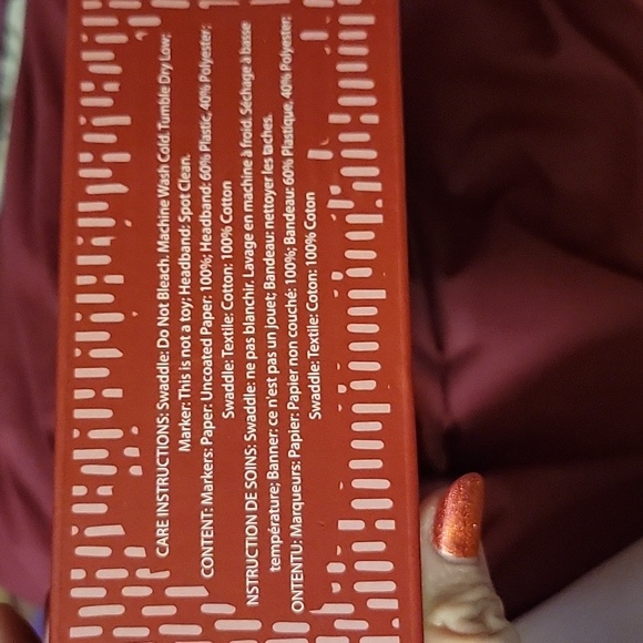 New in Box: Baby's 1st Christmas Bundle: Photo Swaddle and Antler Headband - Picture 6 of 7